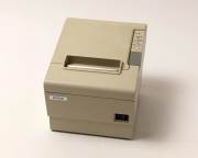 【中古】レシートプリンタ　EPSON TM-T884(LAN/58mm)ホワイト　メイン画像