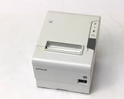 【中古】EPSON レシートプリンター　TM-T886 (LAN・USB・RS232C/58mm)ホワイト　メイン画像