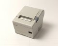 【中古】EPSON  レシートプリンター　TM-T885(USB・RS232C/80mm)ホワイト メイン画像