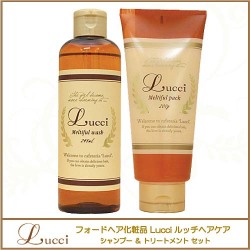 フォードヘア化粧品 Lucci ルッチ メルティフルウォッシュ 245ml ＋ パック 200g セット