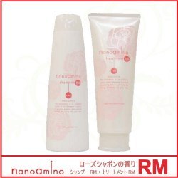 ニューウェイジャパン ナノアミノ シャンプー RM-RO 250ml＋ トリートメント RM-RO 250g（ローズシャボンの香り）セット