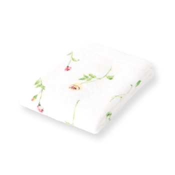 フェイスタオル、スーピマコットン,ルシフェルローズ