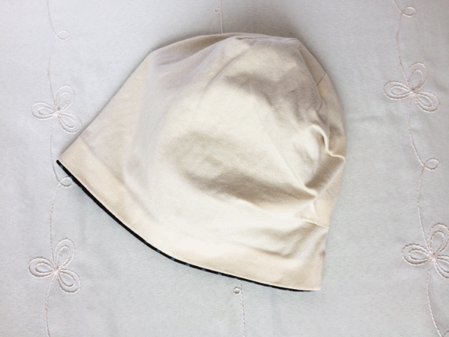 水玉キャスケット裏地