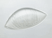 単品【シリコンパッド】透明　50ｇ　水着ポケットに入れて使う　重さとふくらみを調整　お手入れ簡単　プール海OK