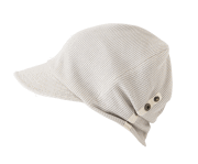 ワッフルホックキャスケット　ホワイトベージュ