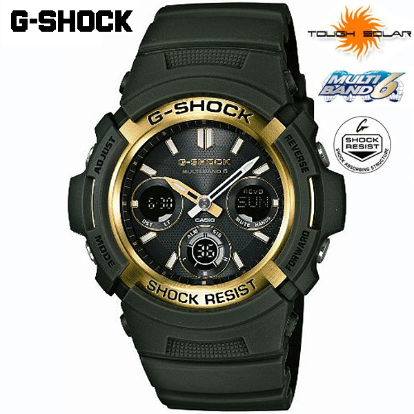送料無料） カシオ（CASIO） G-SHOCK 電波時計 タフソーラー マルチ