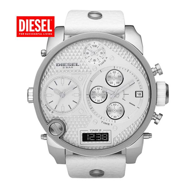 【送料無料】 DIESEL ディーゼル カルテットタイム クロノグラフ アナログ腕時計 DZ7194