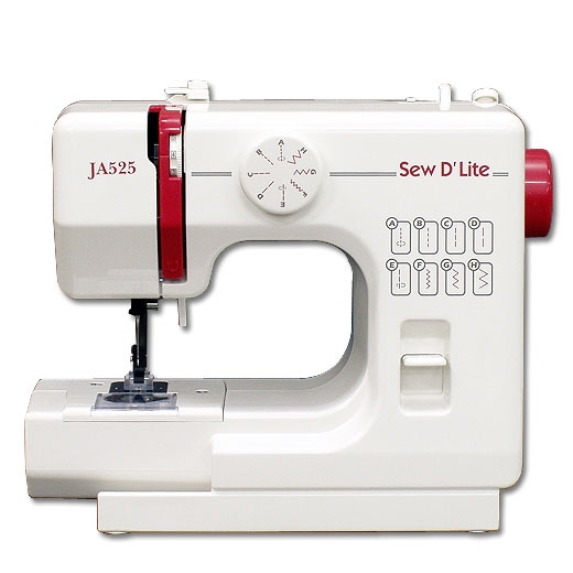 ミシン ジャノメ 蛇の目 コンパクト電動ミシン 家庭用 手縫い 学校行事 ギフト JA525
