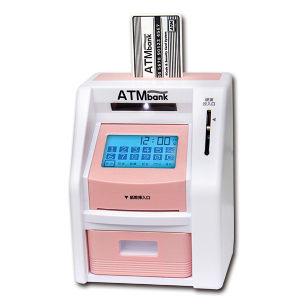 ATM貯金箱 貯金箱 タッチパネルATMバンク 貯金箱 タッチパネル式 KK-00173