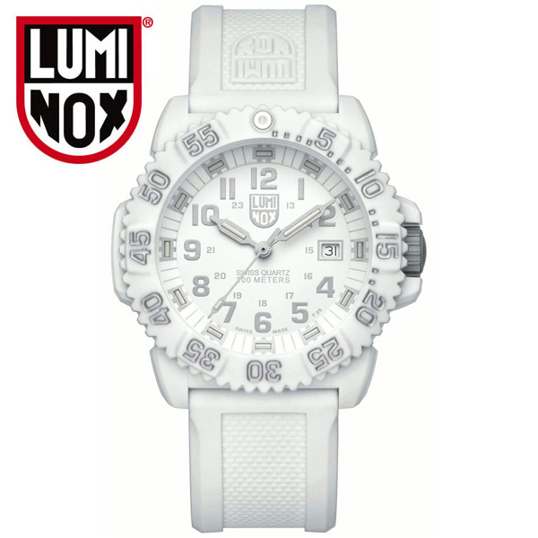 （送料無料） ルミノックス LUMINOX ネイビーシールズ ホワイトアウト 3057 アナログ腕時計 3057WO 白