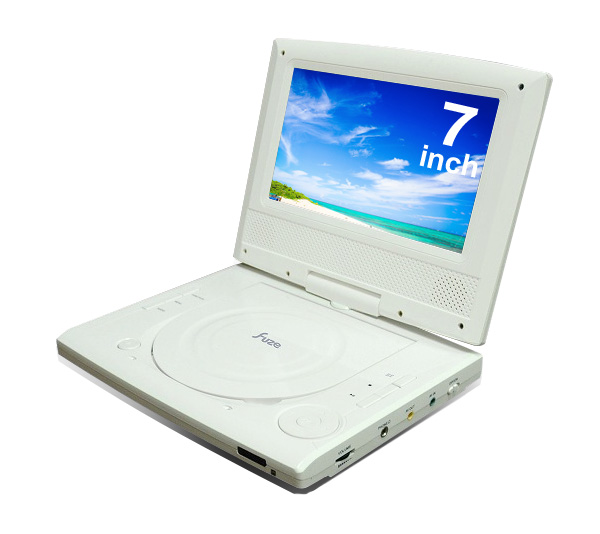 ポータブルDVDプレーヤー 7インチ CPRM対応 PDV75C （バッテリー内蔵