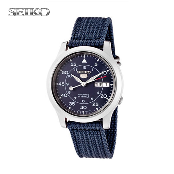 セイコー（SEIKO） セイコー5 ミリタリー アナログ腕時計 SNK807K2 自動巻き腕時計 ブルー