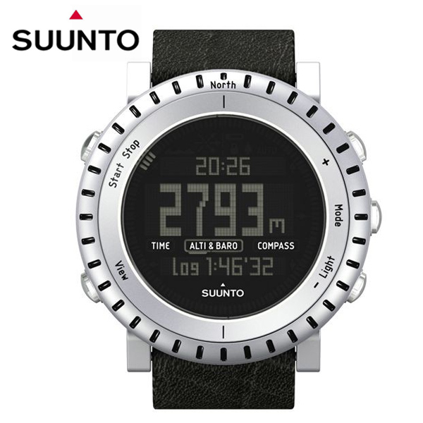 （送料無料） SUUNTO（スント） スント コア ブラックレザー デジタル腕時計 SS014280010 CORE BLACK LEATHER