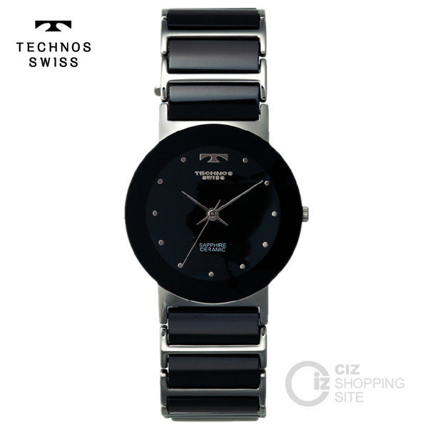 （送料無料） テクノス（TECHNOS） クォーツ腕時計 TBM674TB アナログ腕時計 セラミック ラウンド メンズ