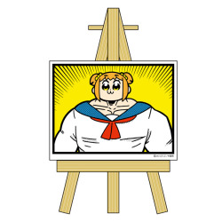 キャンパスボード 万全「ポプテピピック」