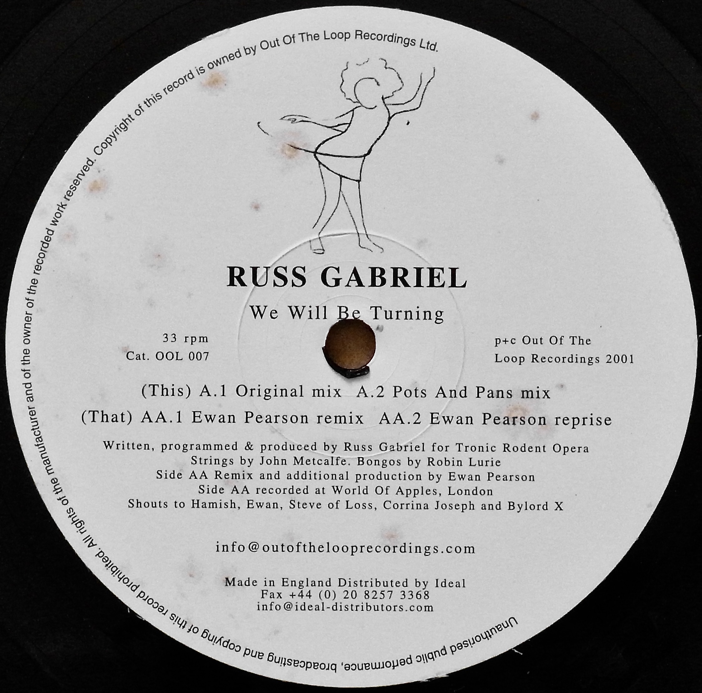 RUSS GABRIEL / We Will Be Turning