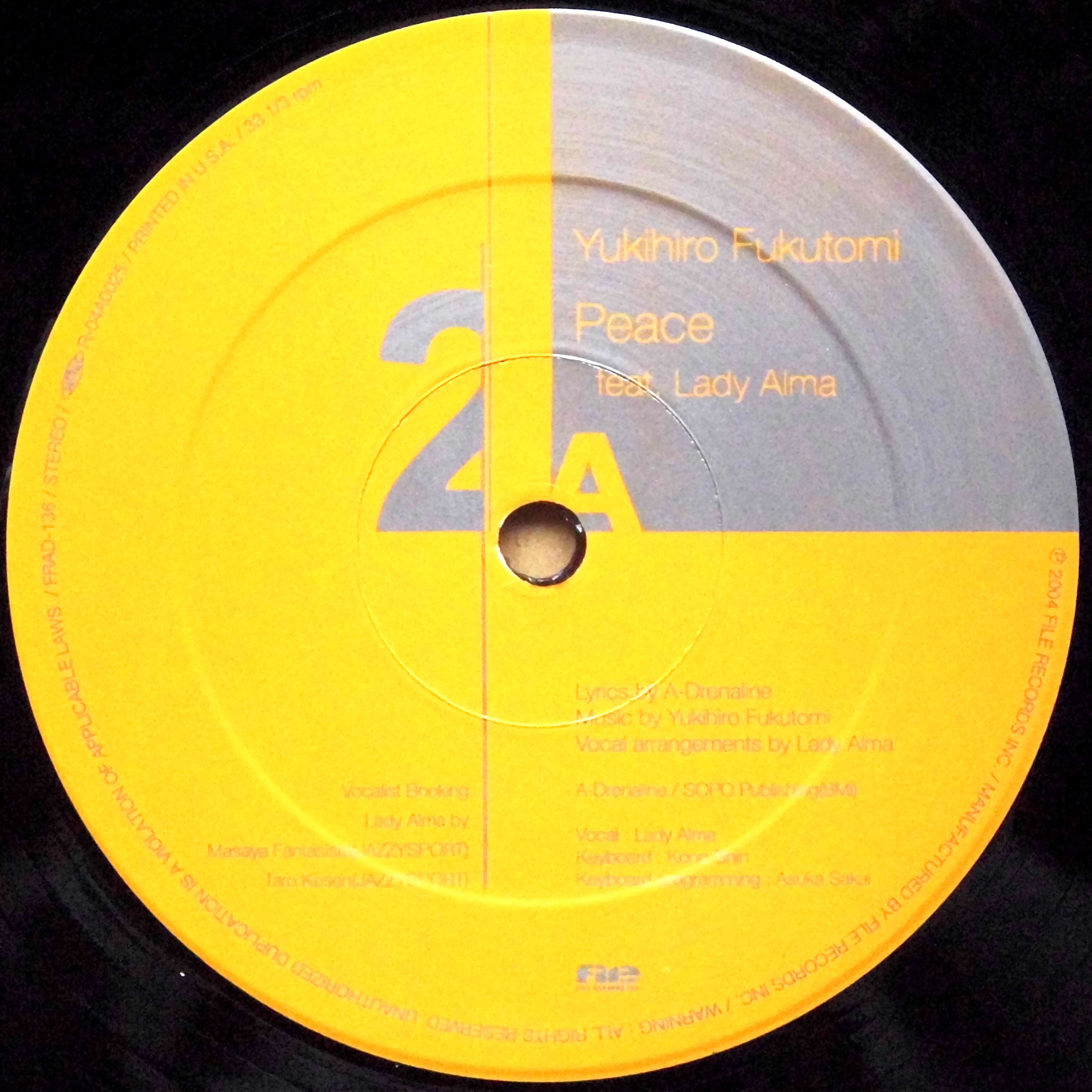 YUKIHIRO FUKUTOMI / Peace・Hooked