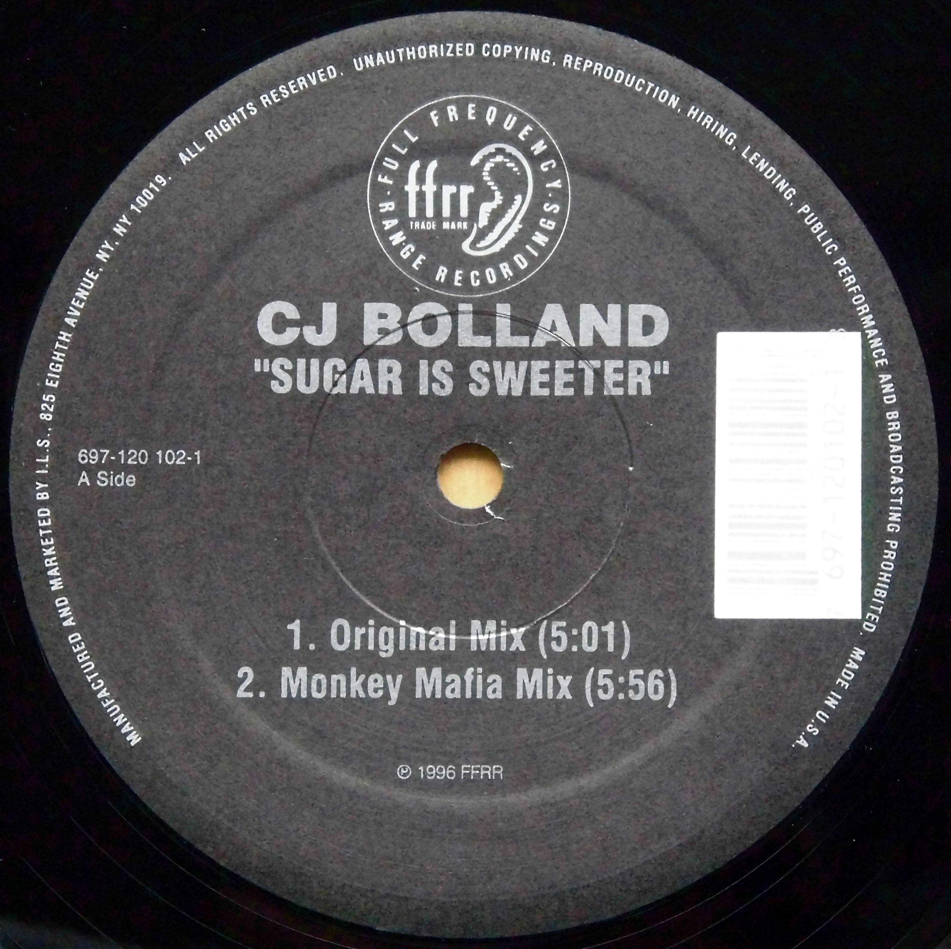 C.J. BOLLAND / Sugar Is Sweeter