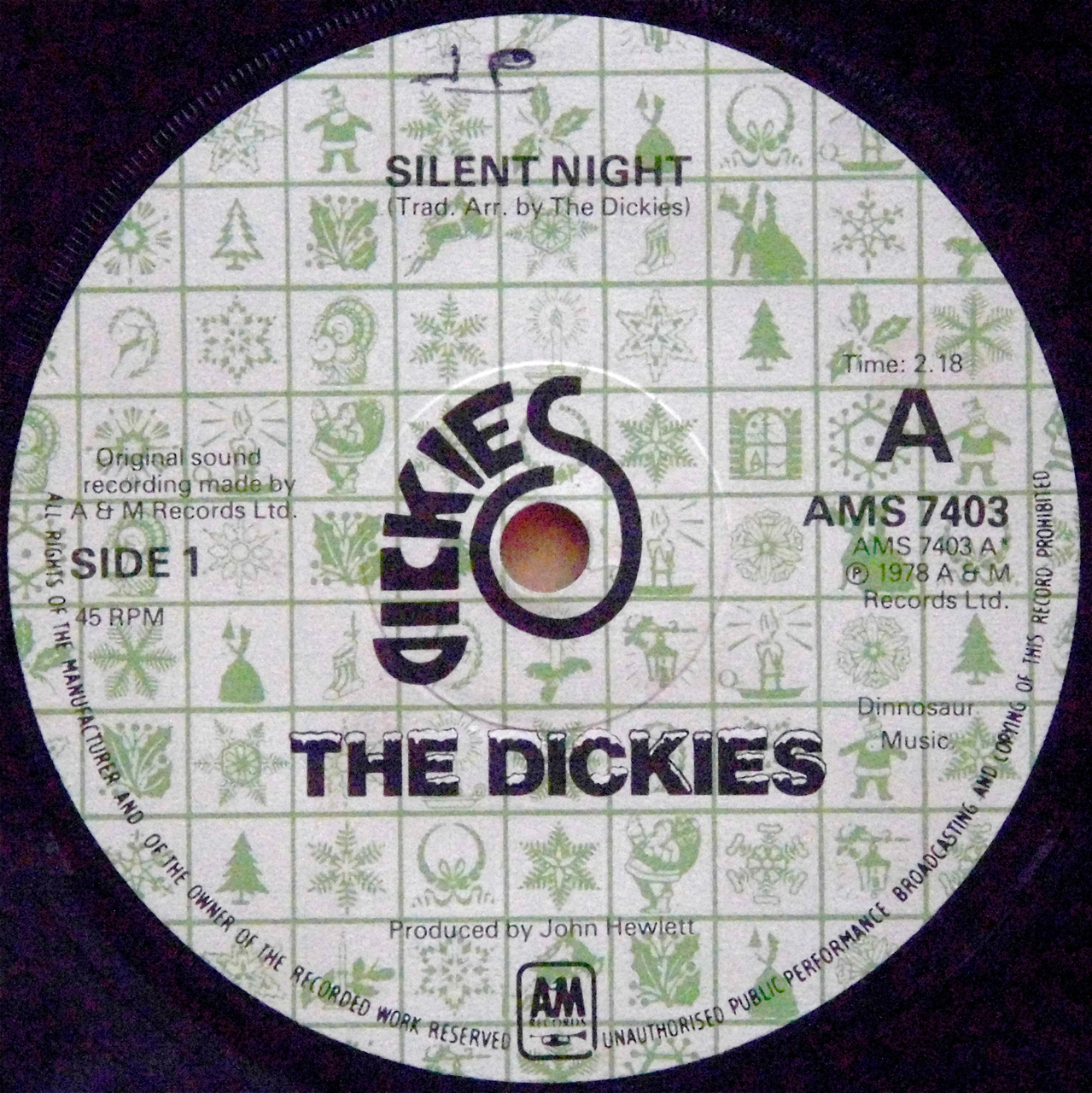 THE DICKIES / Silent Night