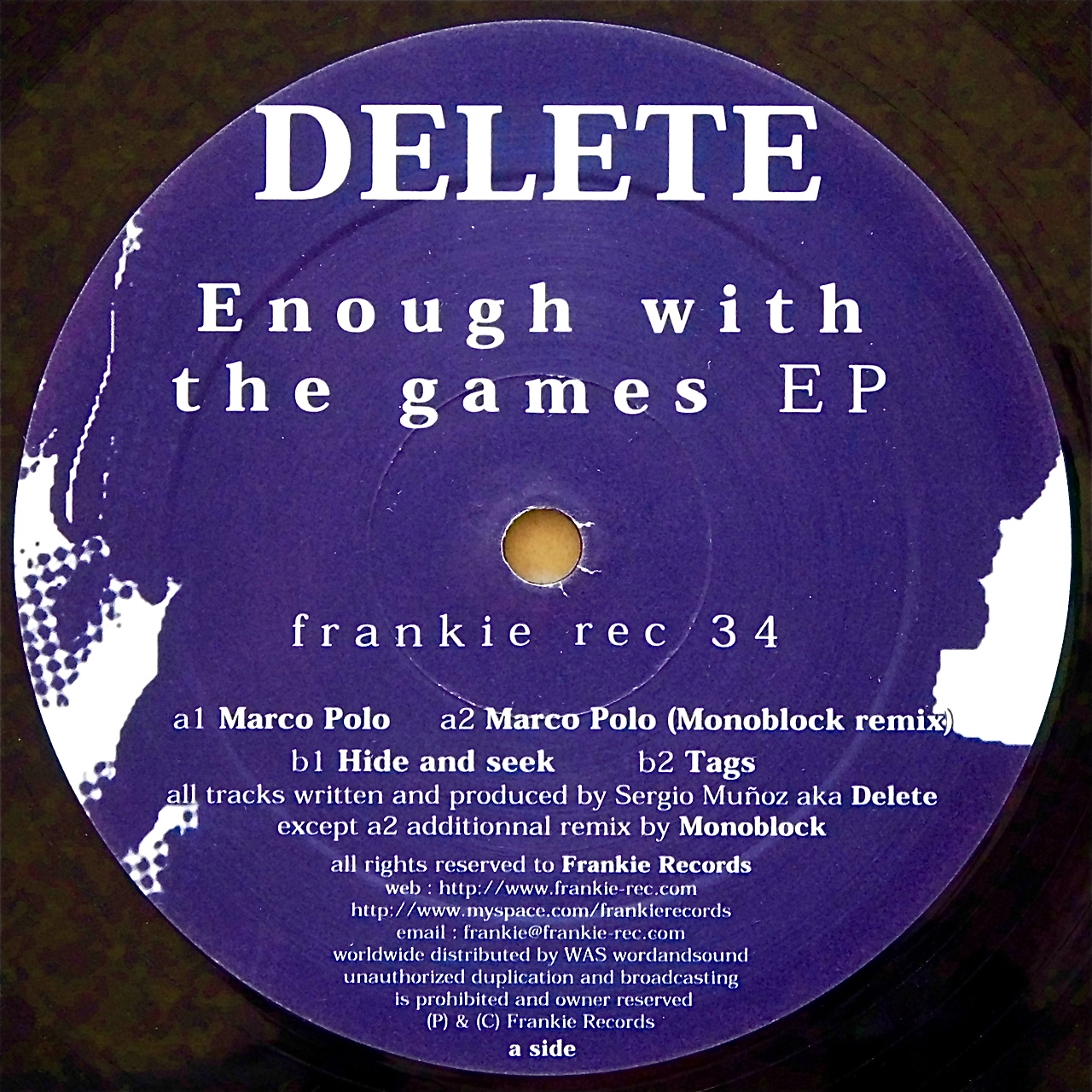 DELETE / Enough With The Games EP