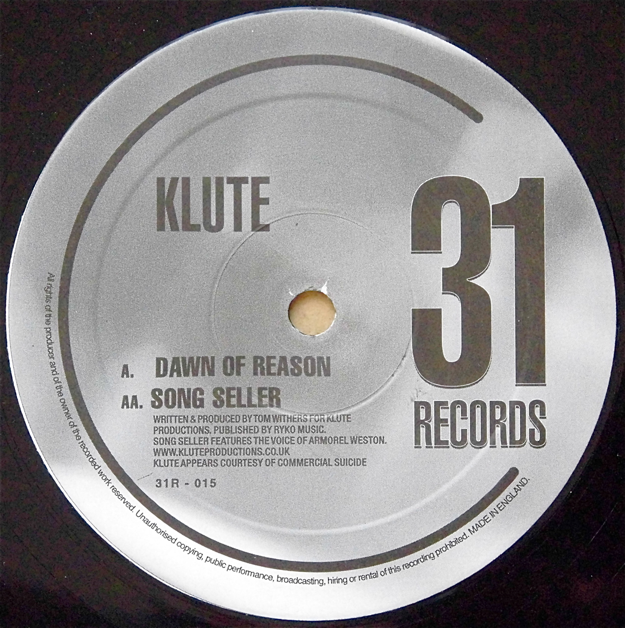 KLUTE / Dawn Of Reason ・ Song Seller