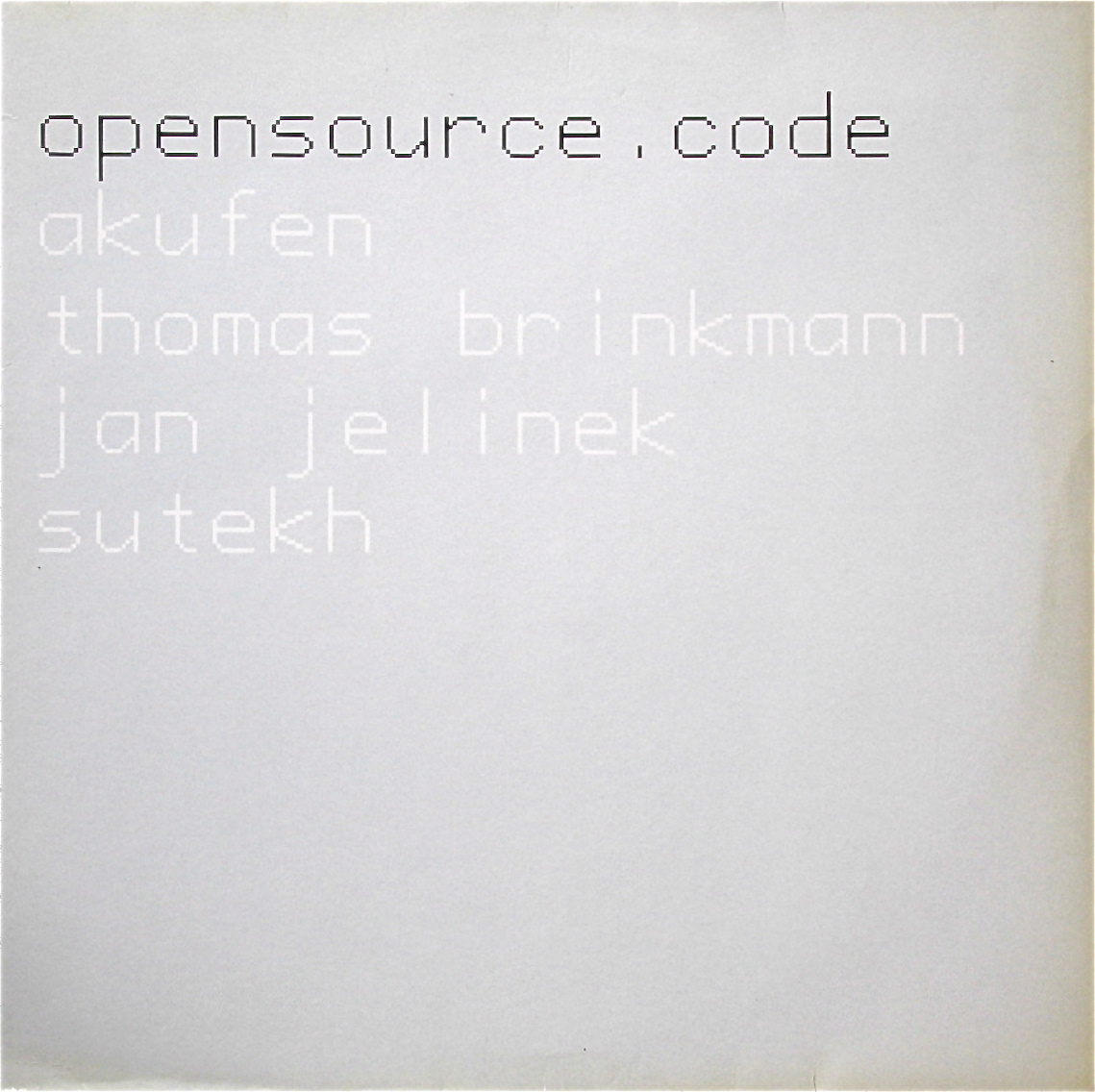 V.A. / opensource.code