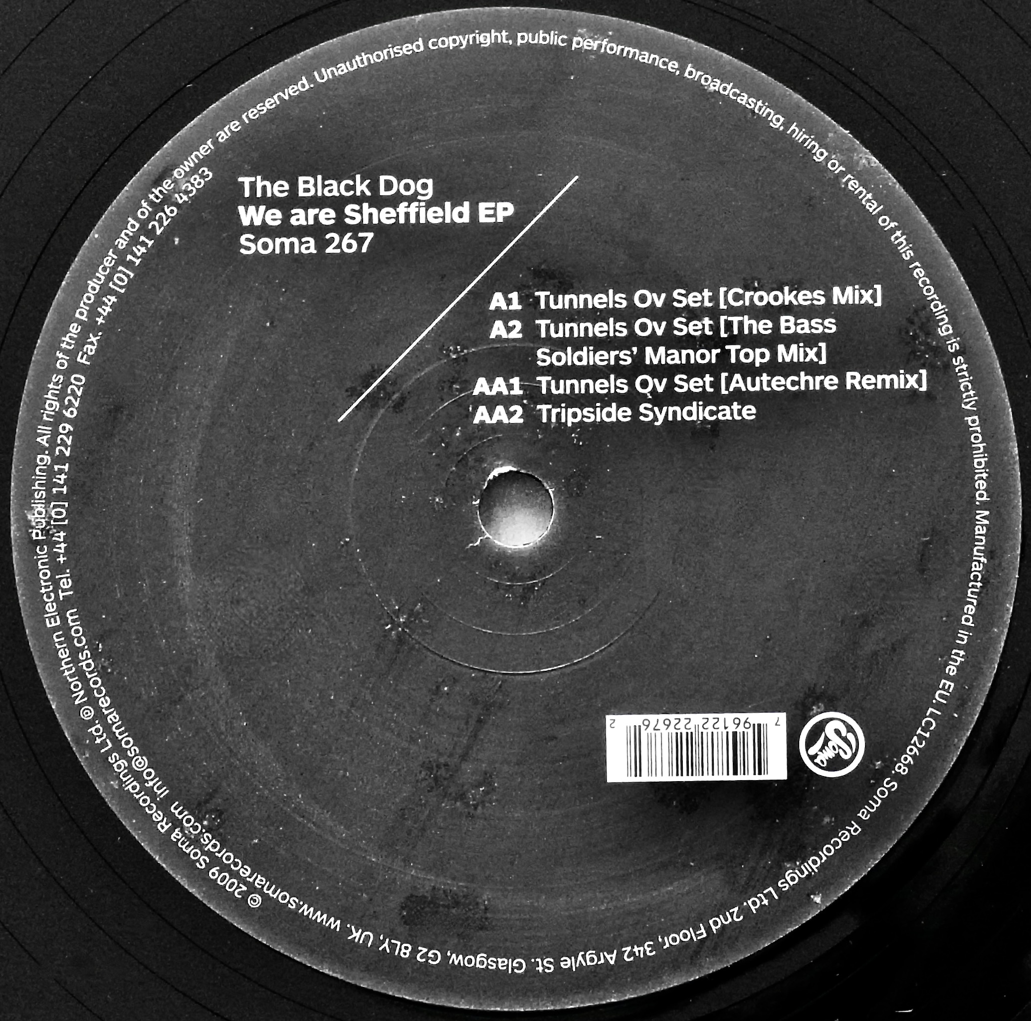 THE BLACK DOG / We Are Sheffield EP