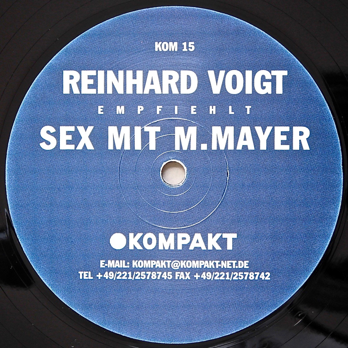 REINHARD VOIGT / Sex Mit M.Mayer