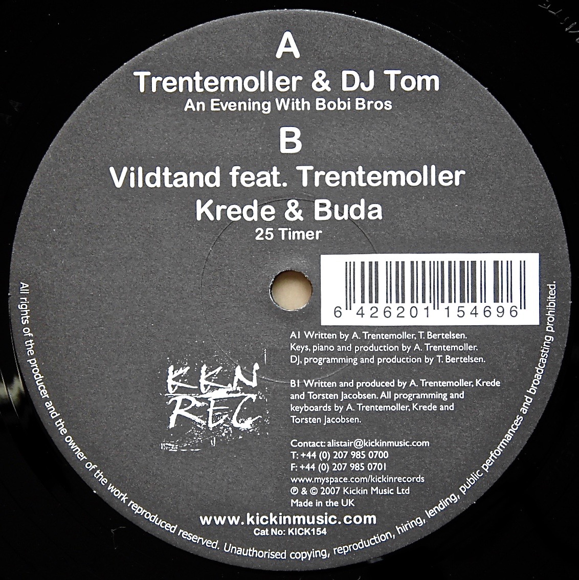 TRENTEMOLLER & DJ TOM ・ VILDTAND Feat. TRENTEMOLLER , KREDE & BUDA / An Evening With Bobi Bros ・ 25 Timer
