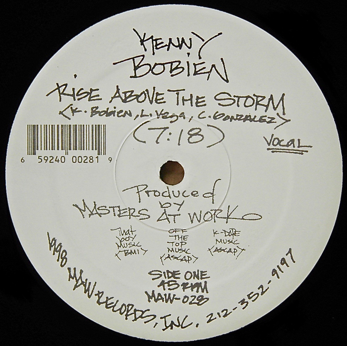 KENNY BOBIEN / Rise Above The Storm