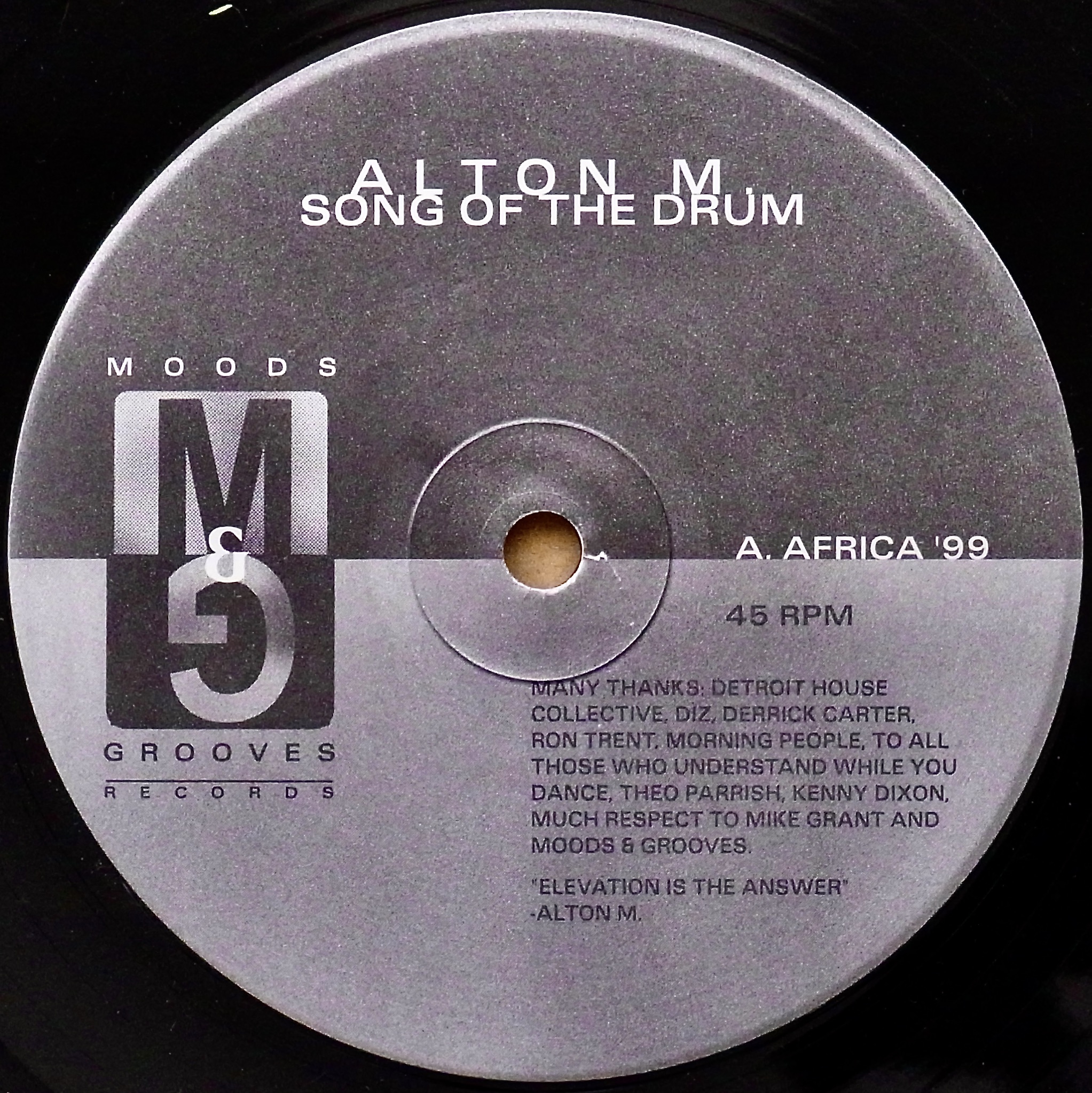 ALTON M / Song Of The Drum