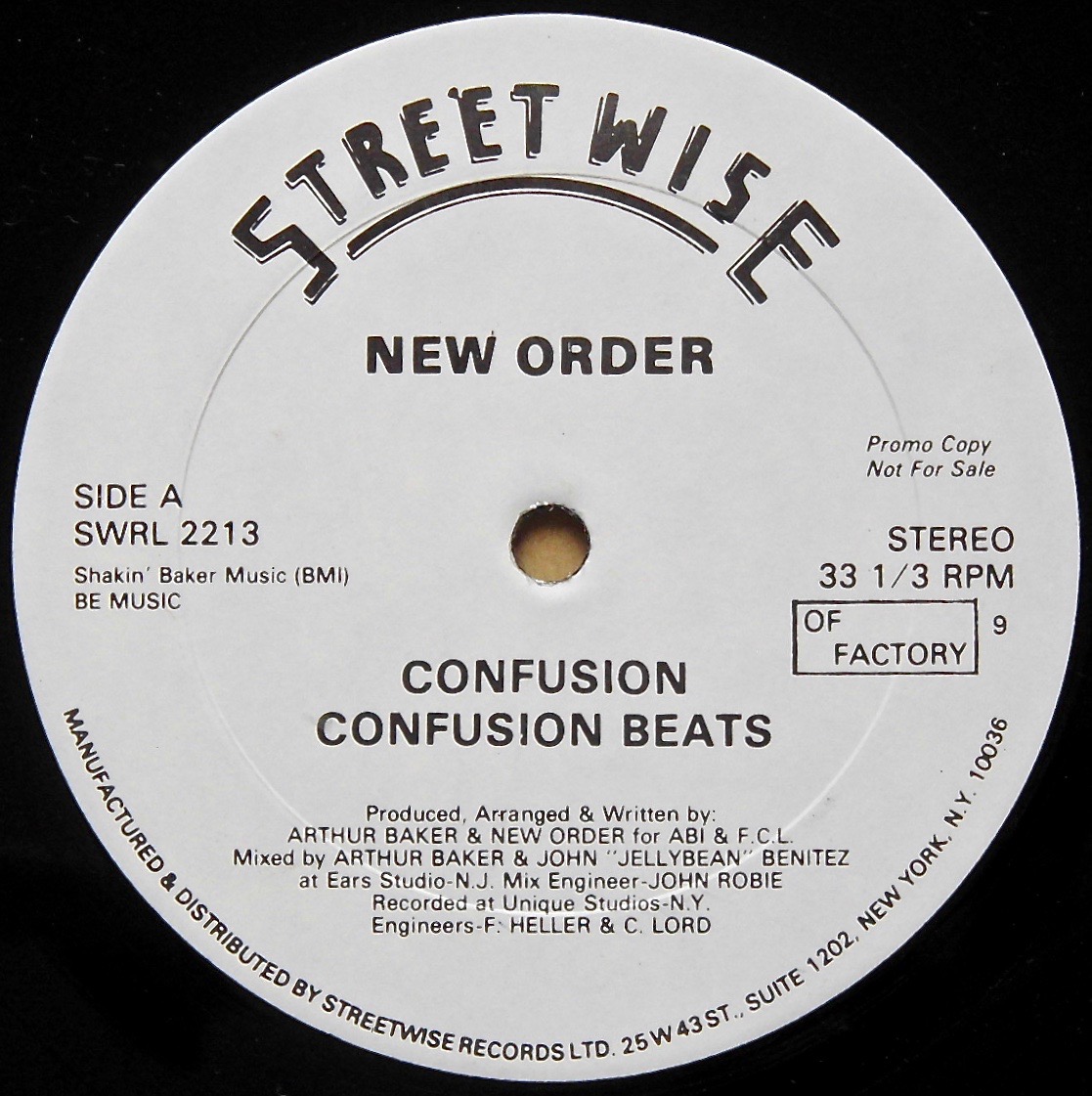NEW ORDER / Confusion