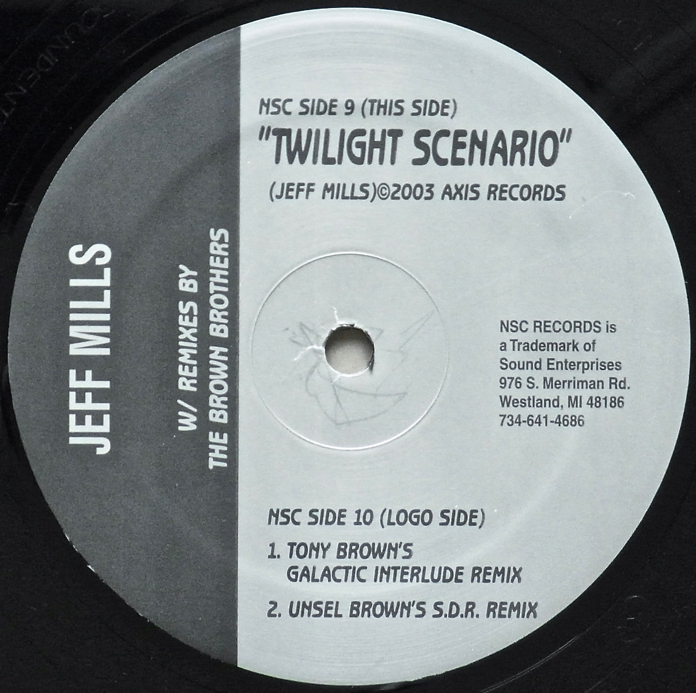 JEFF MILLS / Twilight Scenario