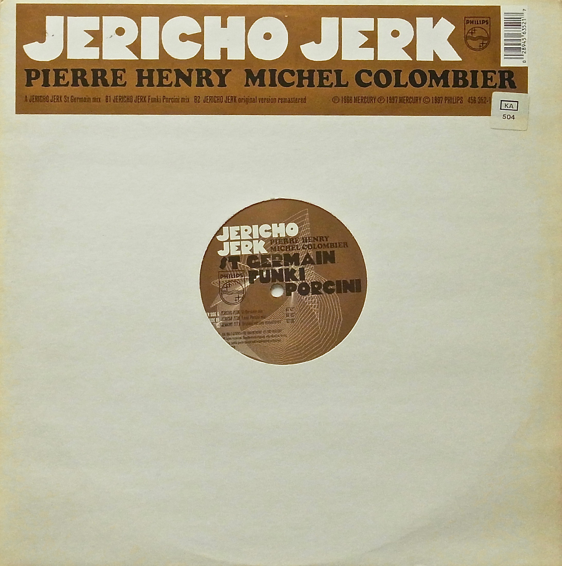 PIERRE HENRY ・ MICHEL COLOMBIER / Jericho Jerk
