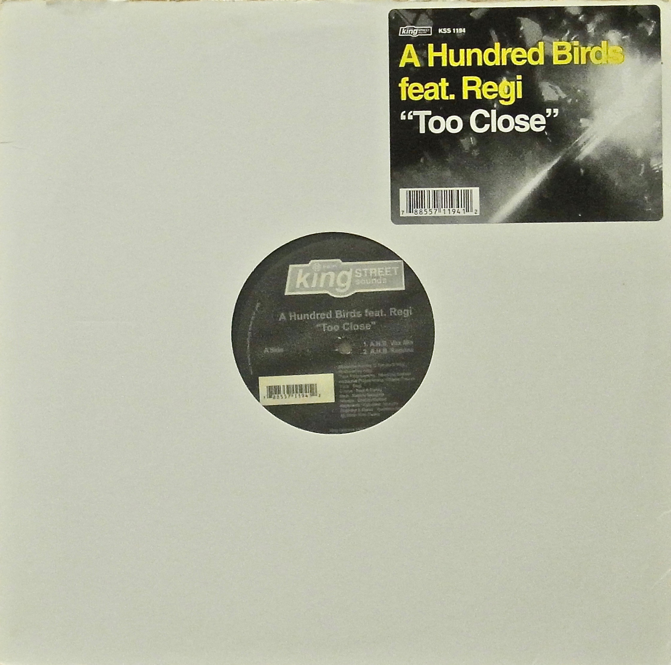 A HUNDRED BIRDS Featuring REGI / Too Close