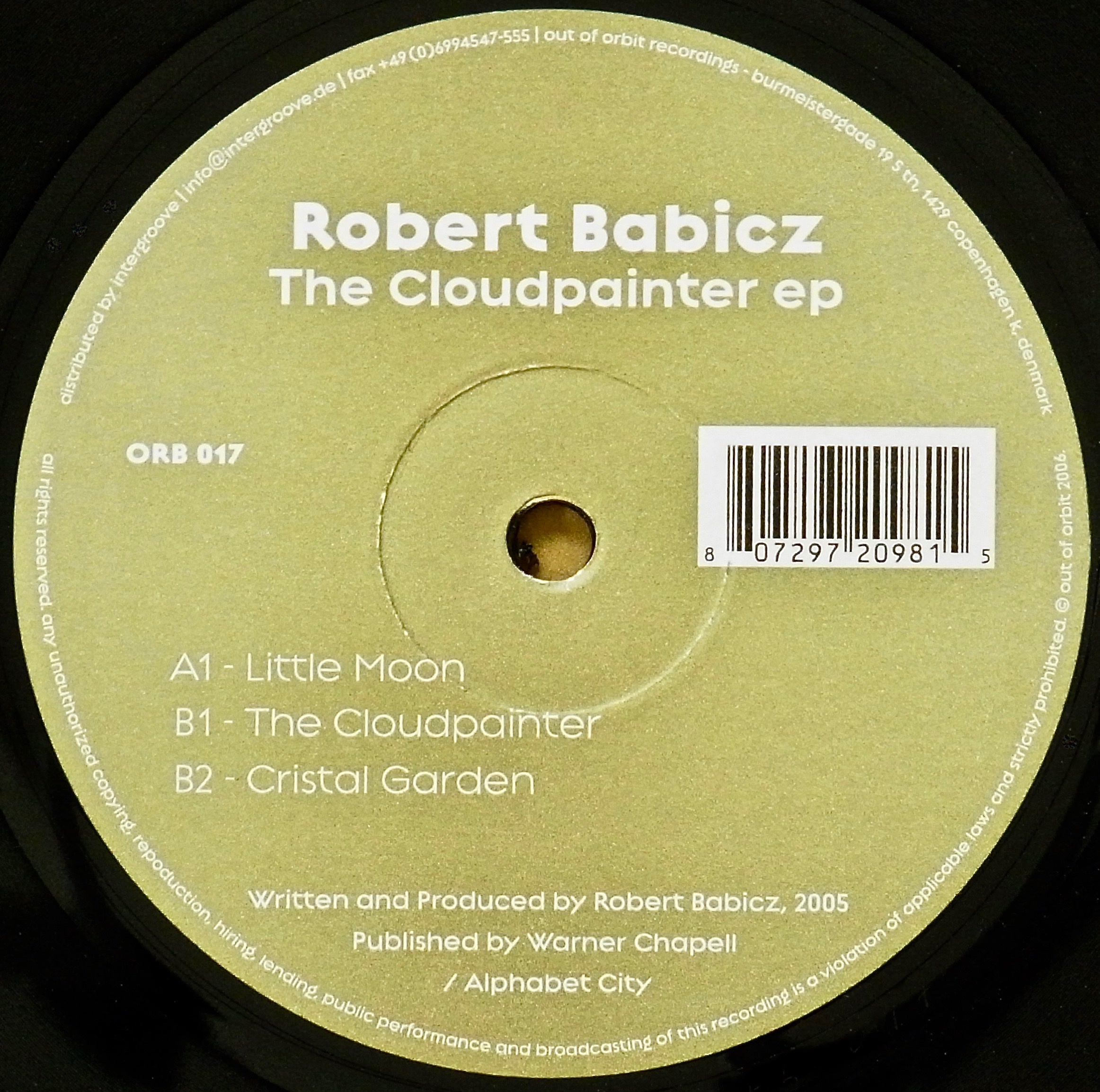 ROBERT BABICZ / The Cloudpainter EP