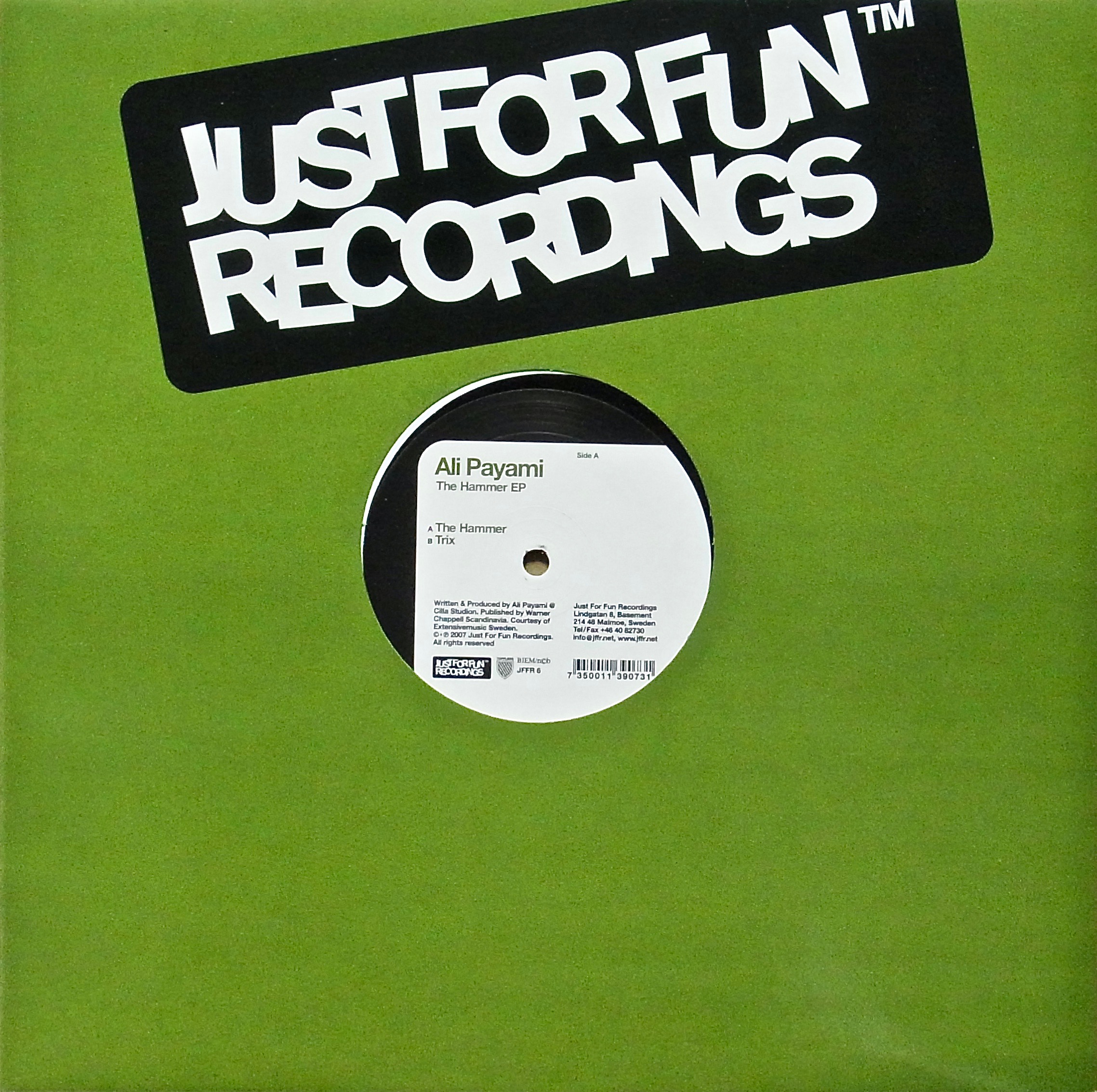 ALI PAYAMI / The Hammer EP