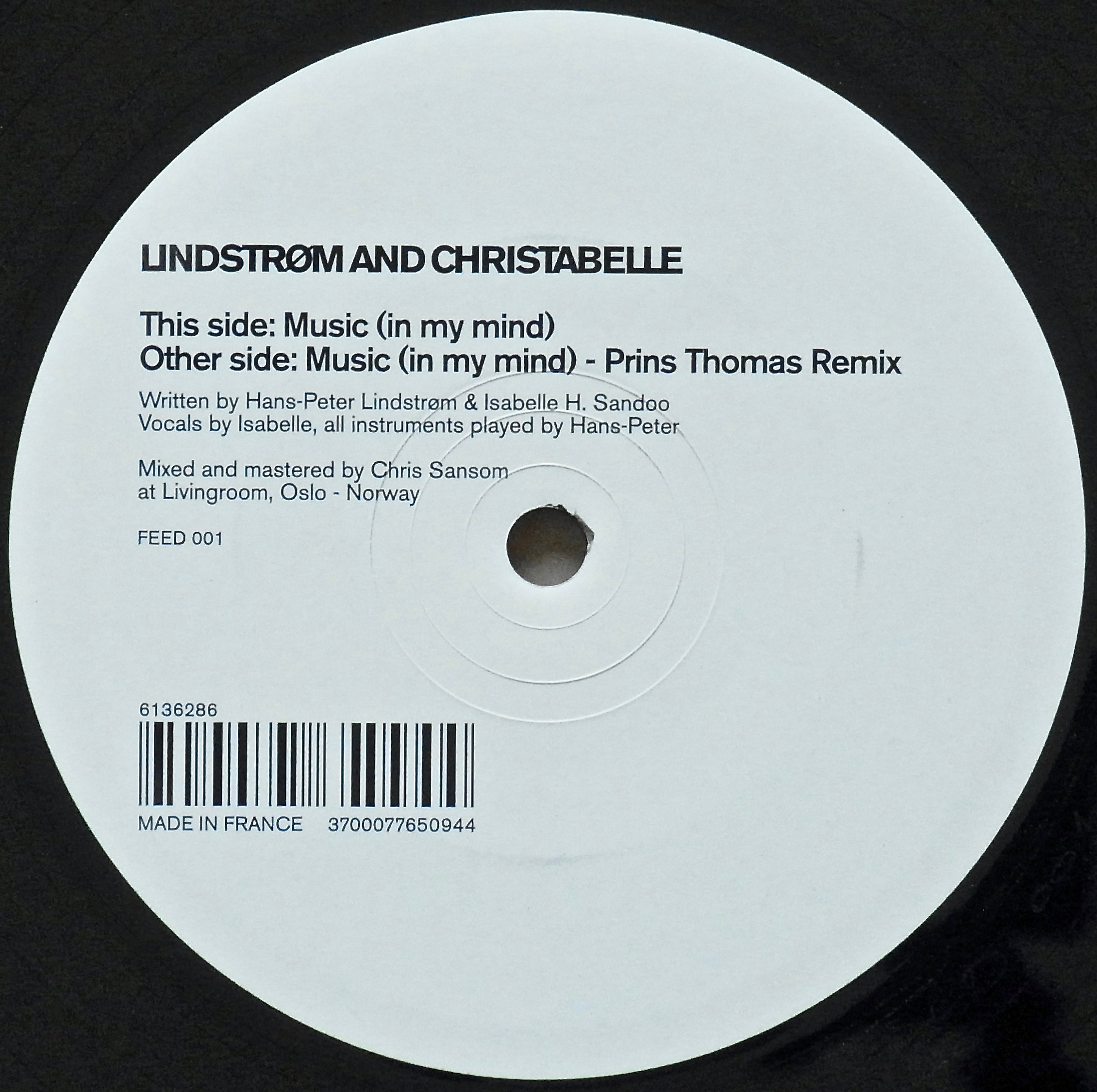 LINDSTROM AND CHRISTABELLE / Music (In My Mind)