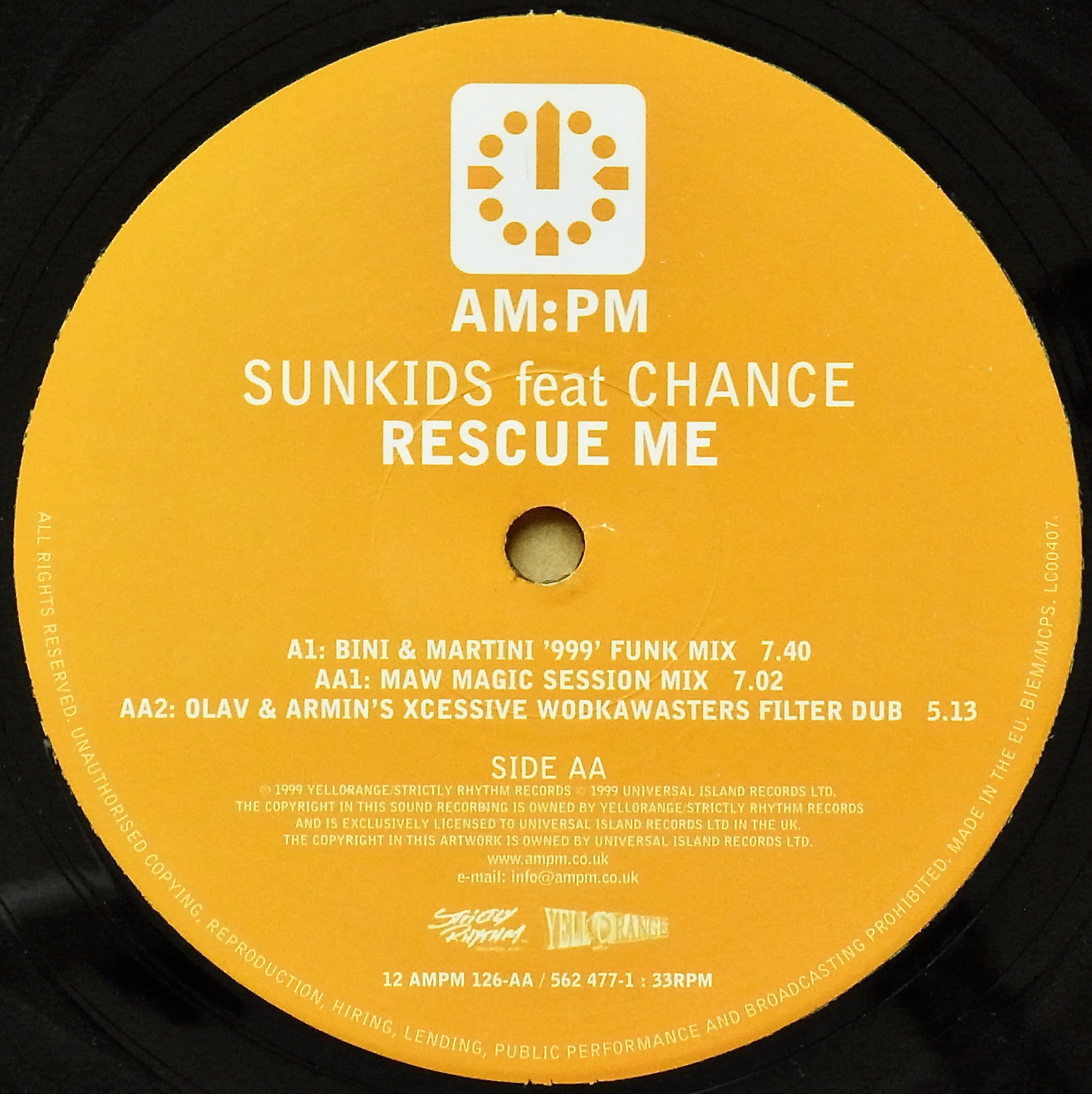 SUNKIDS Feat. CHANCE / Rescue Me