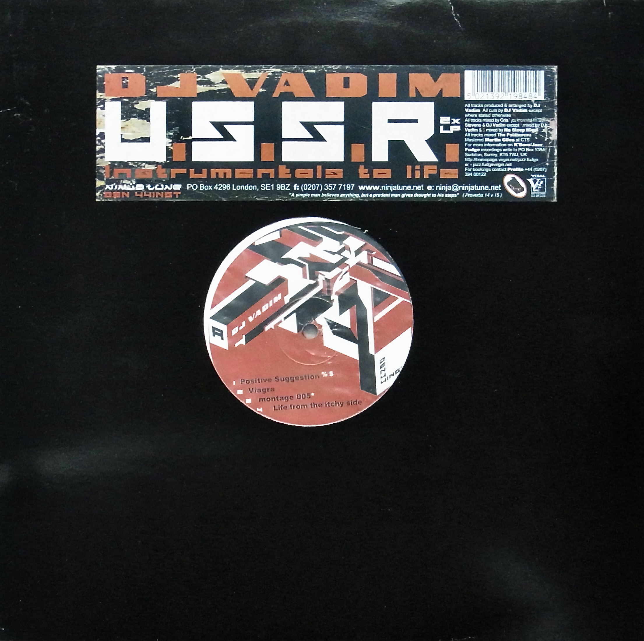 DJ VADIM / U.S.S.R. (Instrumentals To Life)