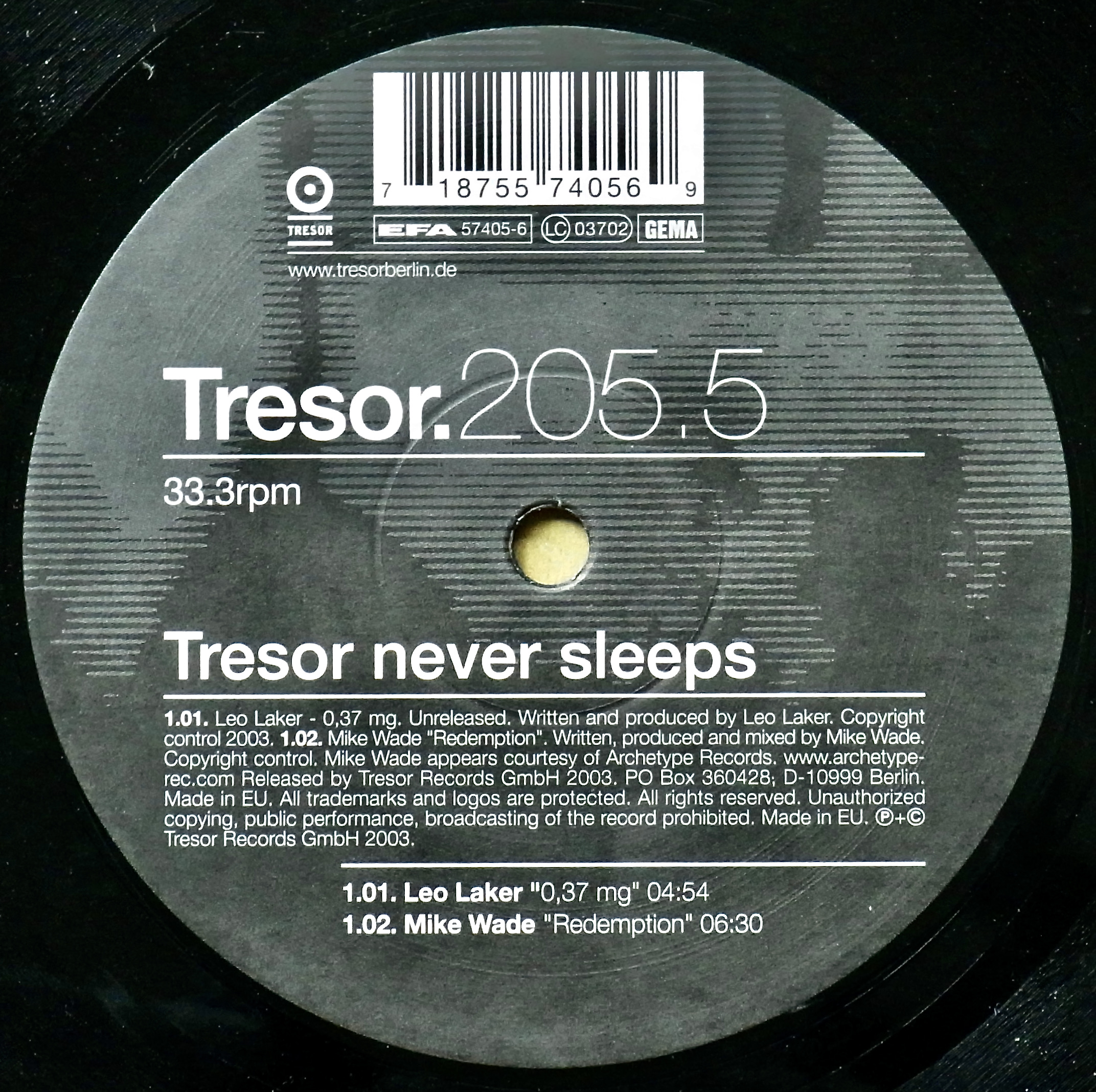 V.A. / Tresor Never Sleeps