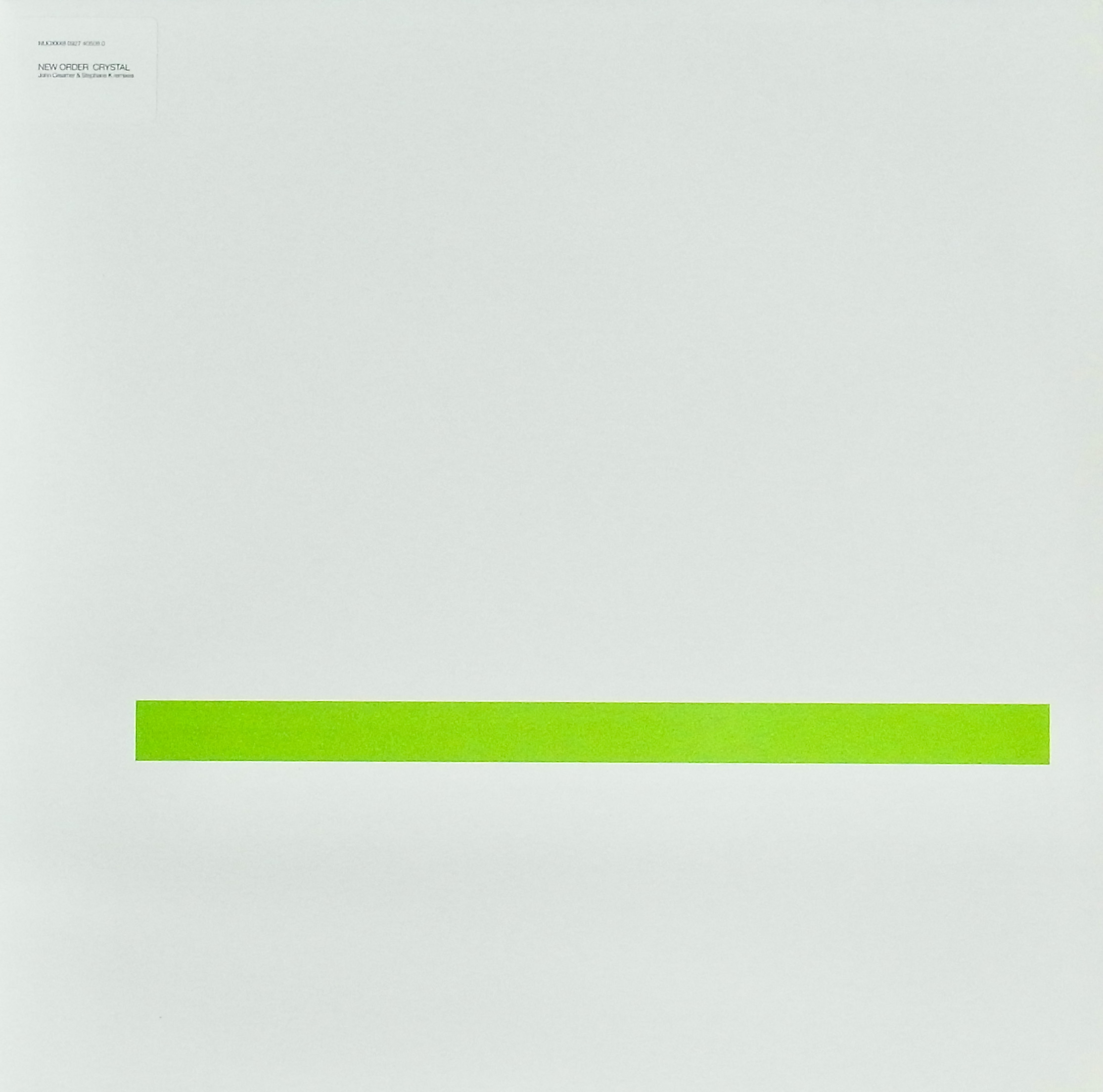 NEW ORDER / Crystal (John Creamer & Stephane K Remixes)