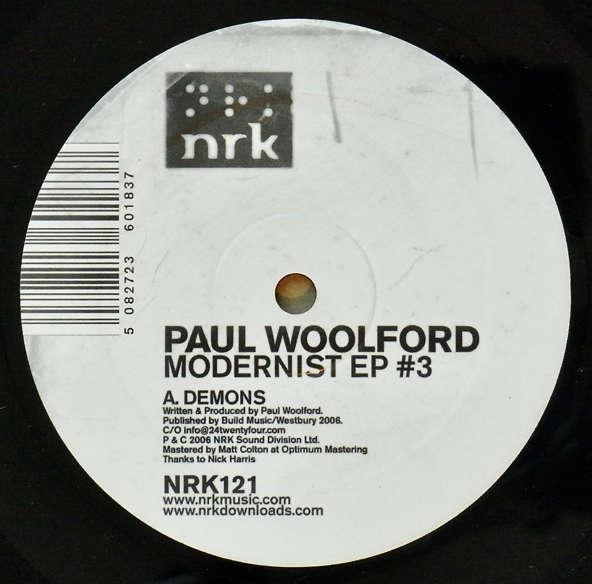 PAUL WOOLFORD / Modernist EP #3