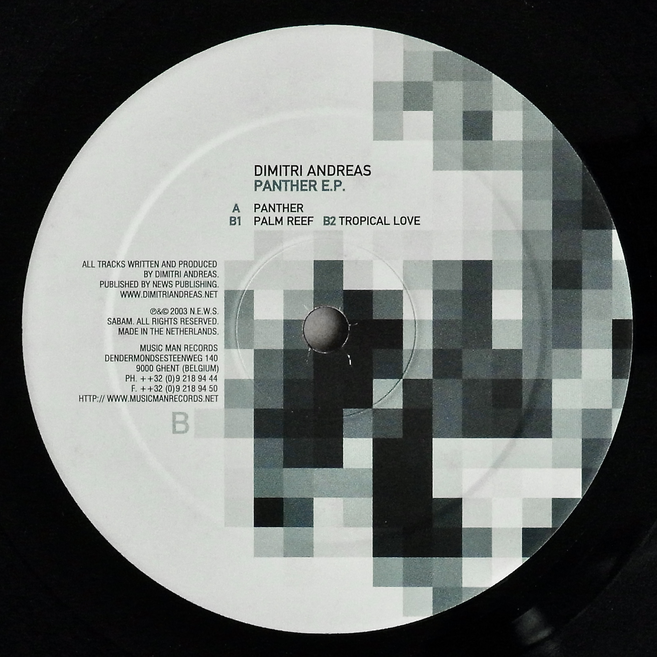 DIMITRI ANDREAS / Panther E.P.