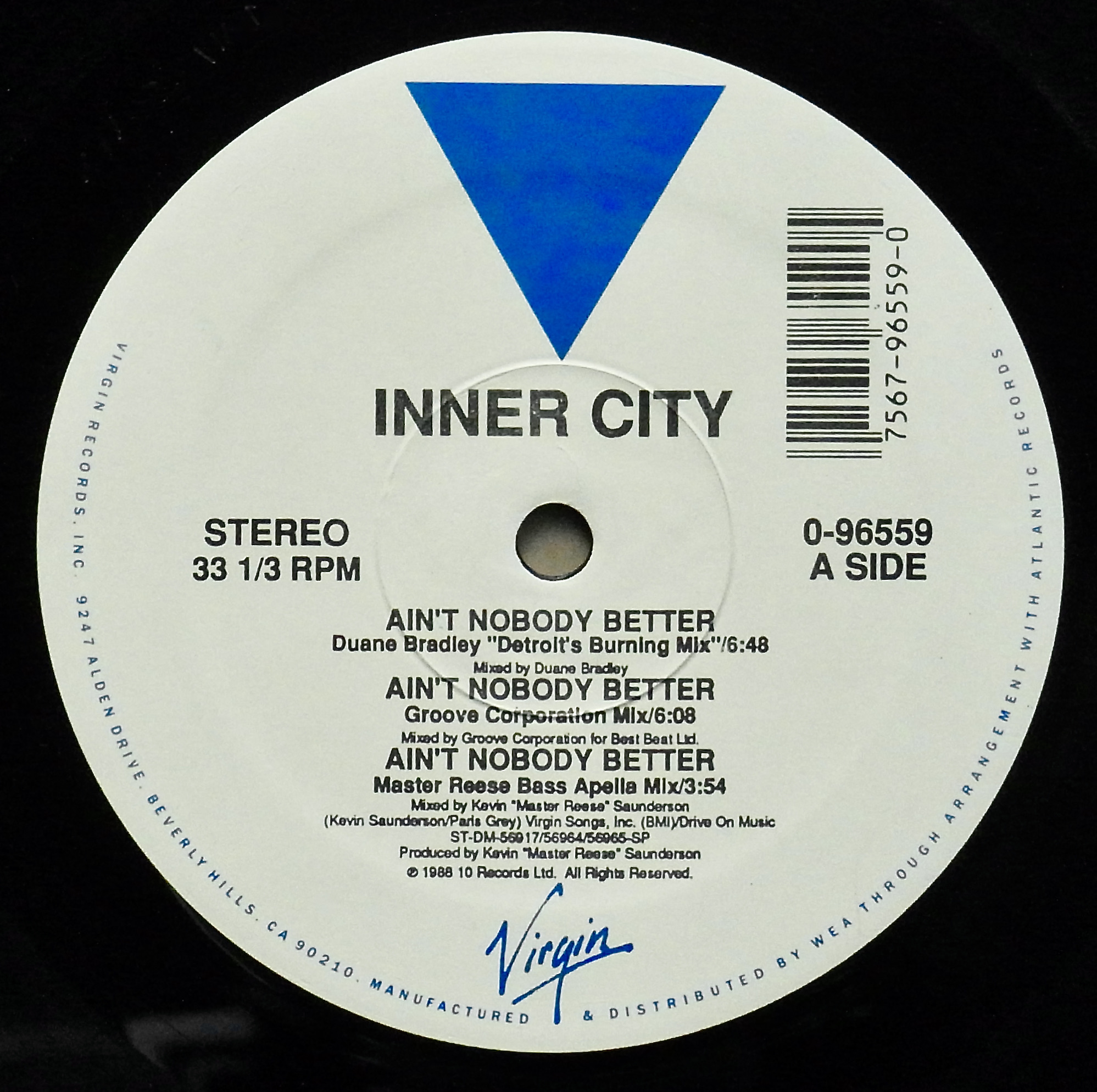 INNER CITY / Ain't Nobody Better