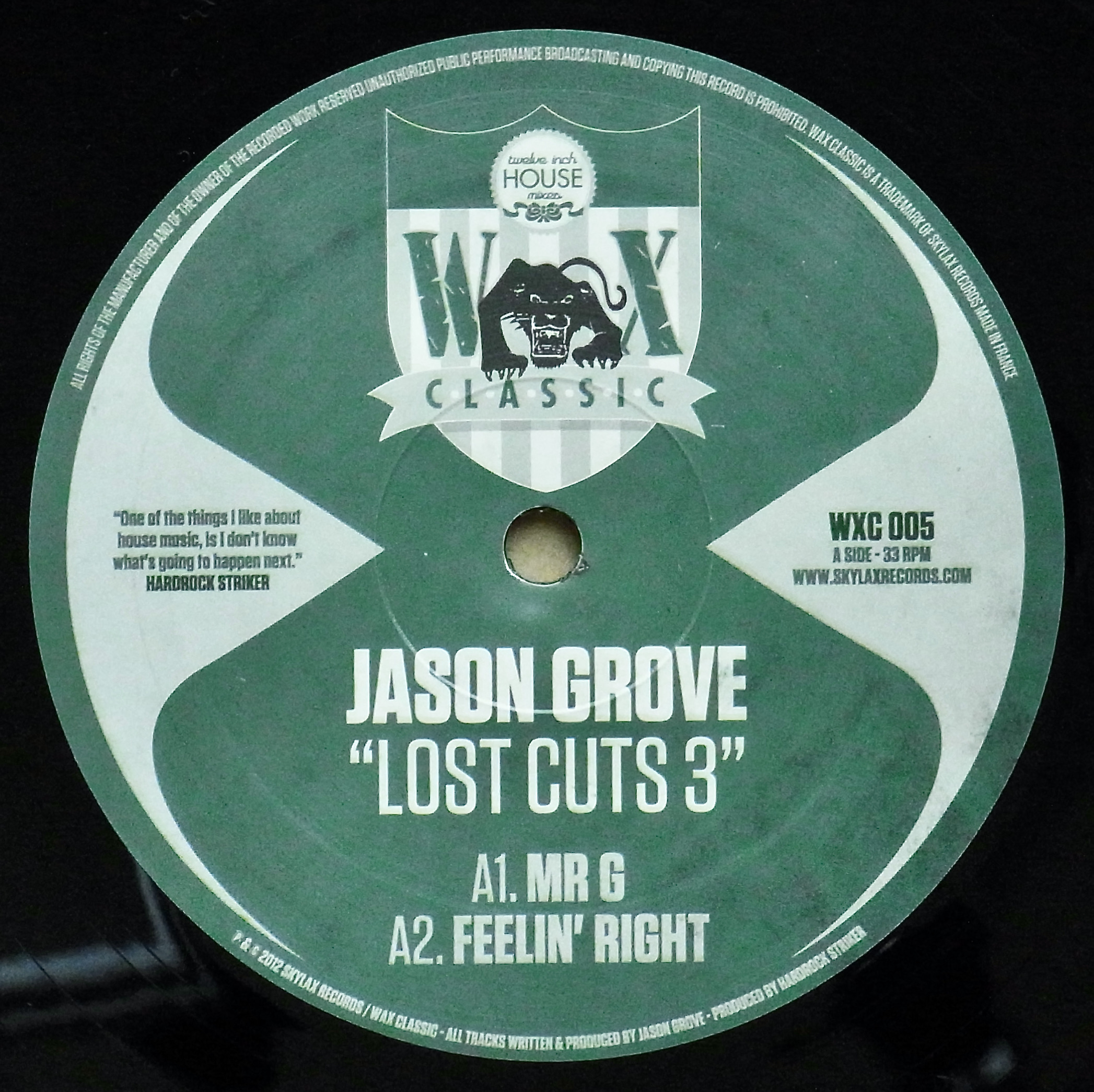 JASON GROVE / Lost Cuts 3