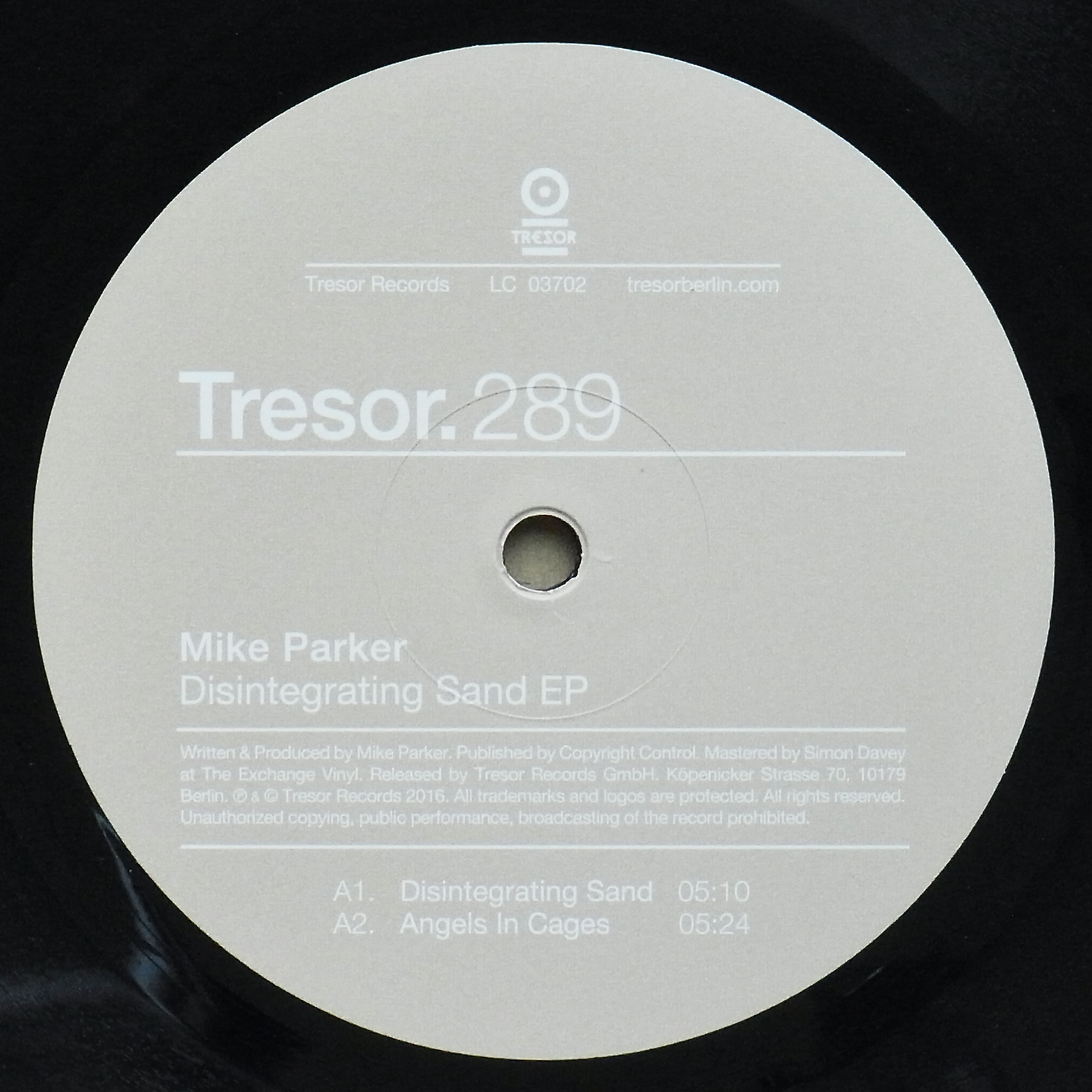 MIKE PARKER / Disintegrating Sand EP