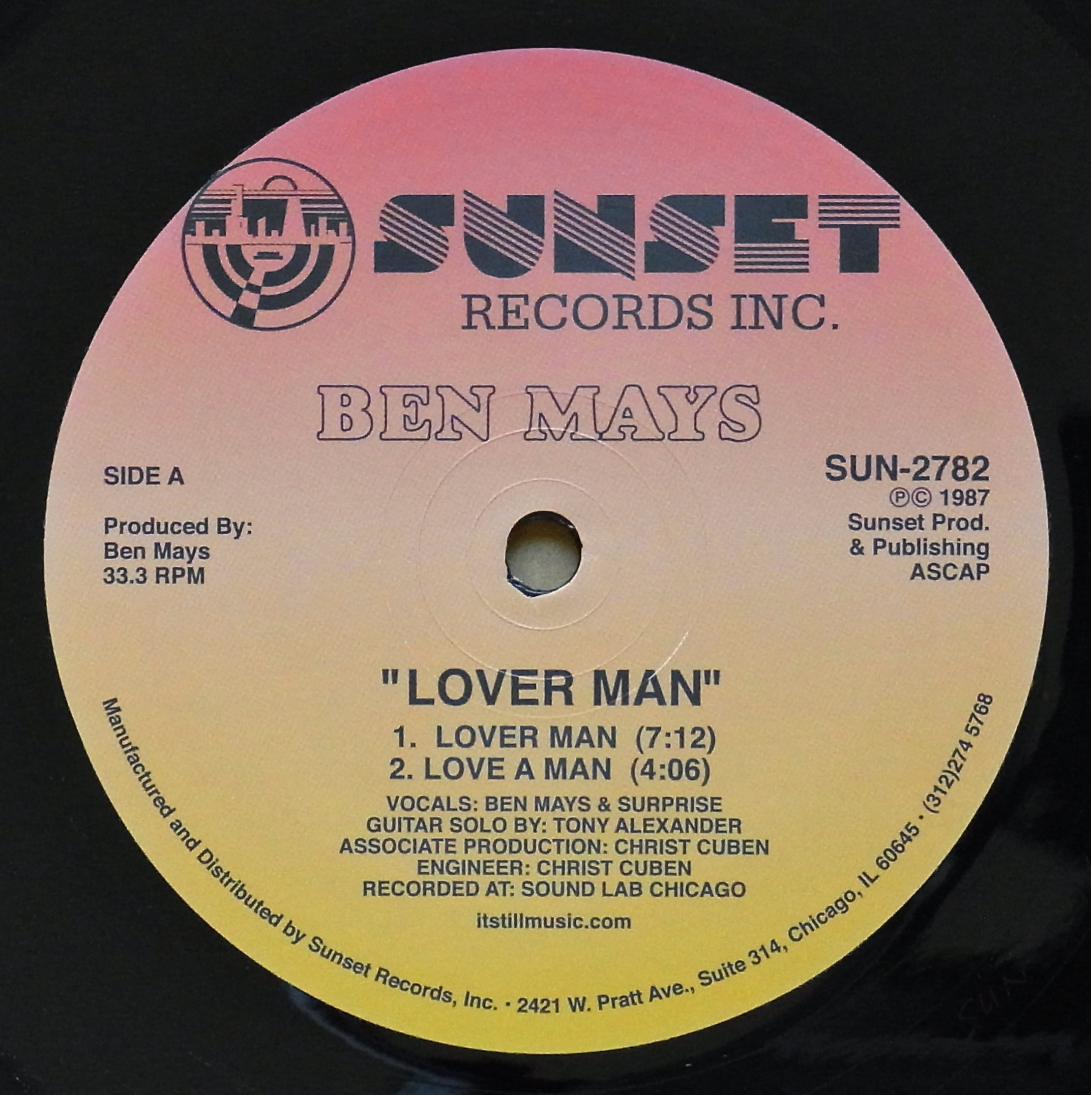 BEN MAYS / Lover Man ・ Jail Bait