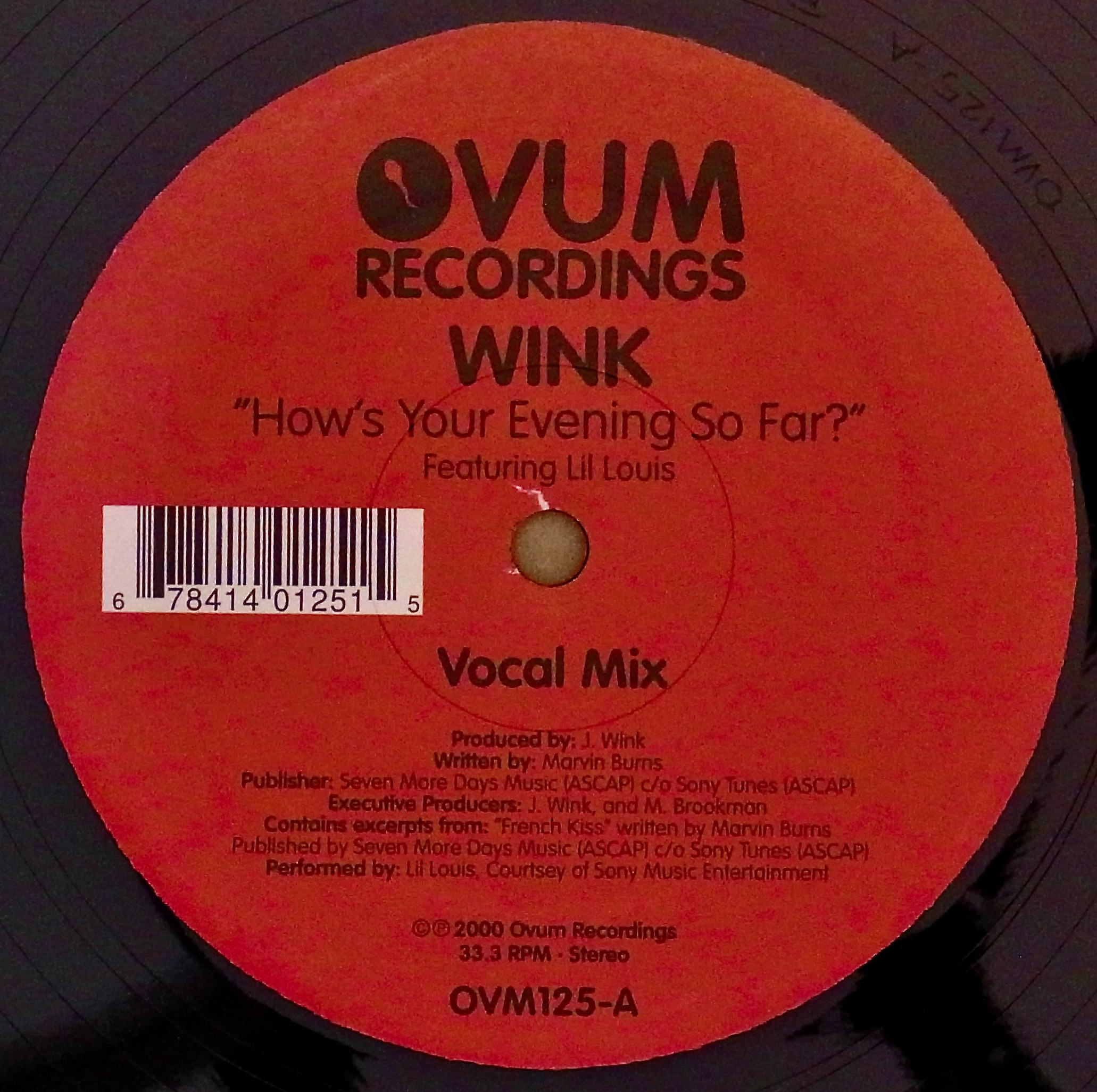 WINK Featuring LIL LOUIS / How's Your Evening So Far?