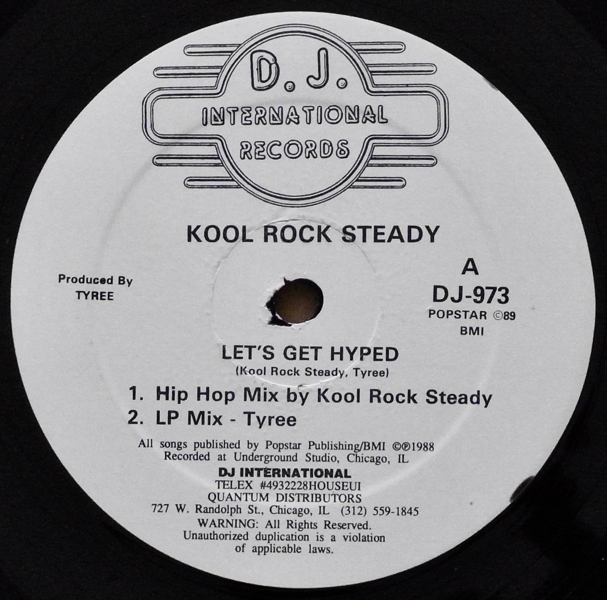 KOOL ROCK STEADY / Let's Get Hyped